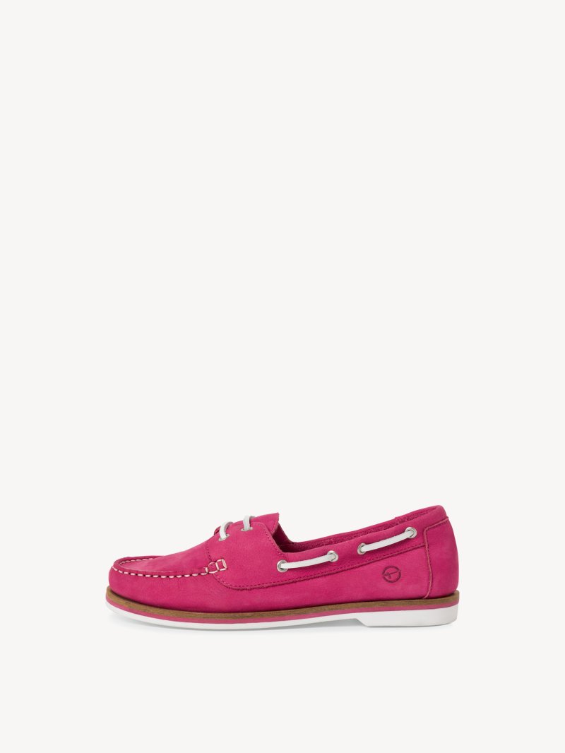 Ботинки на шнурках женские Tamaris, Розовый 39