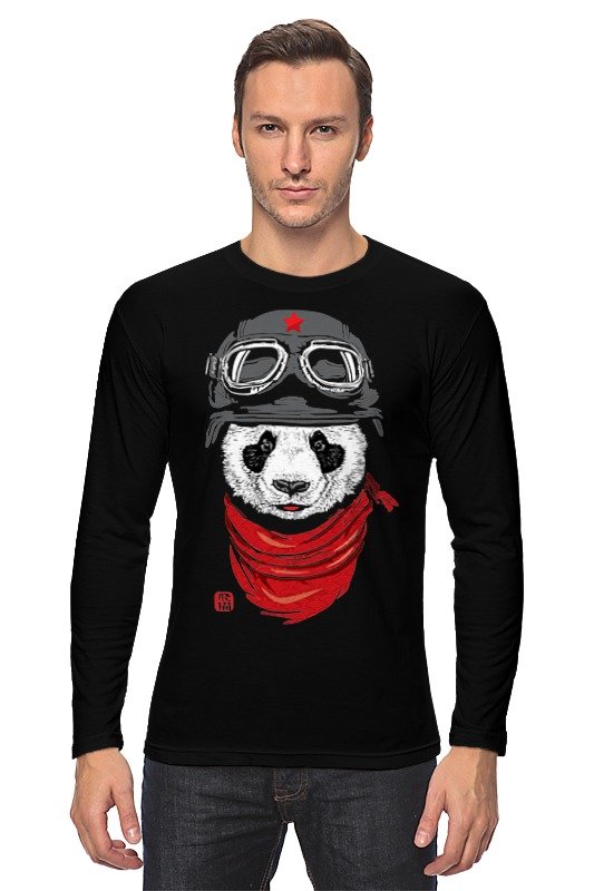 Printio Лонгслив Панда (panda)