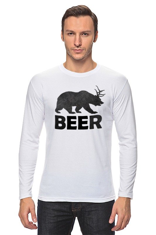 Printio Лонгслив Beer (bear)