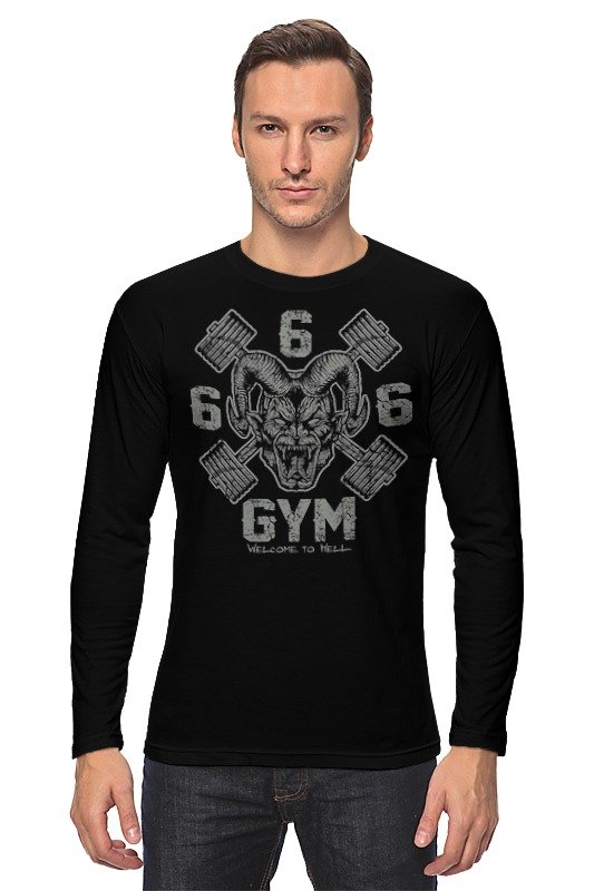 Printio Лонгслив 666 gym