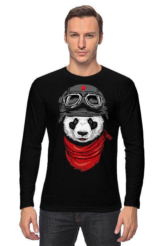 Printio Лонгслив Soviet pandamania ссср