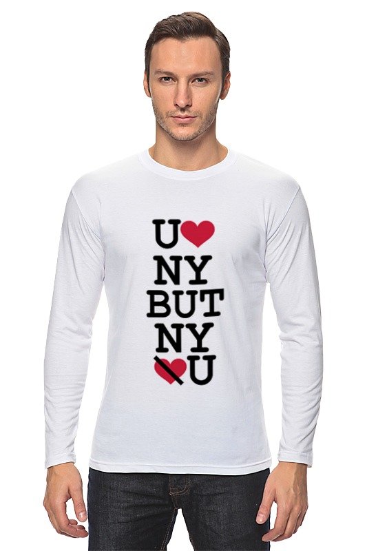 Printio Лонгслив U luv ny