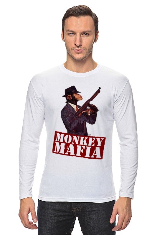 Printio Лонгслив Monkey mafia