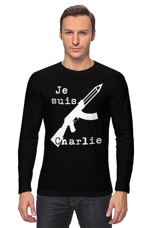 Printio Лонгслив Je suis charlie, я шарли