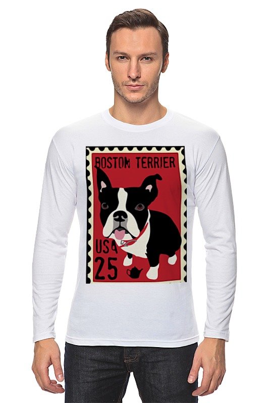 Printio Лонгслив Boston terrier