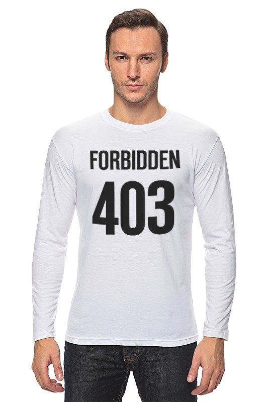 Printio Лонгслив 403 forbidden